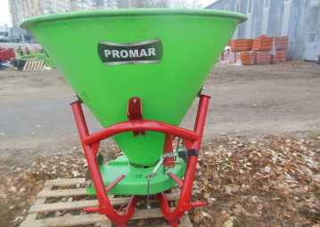 Разбрасыватель минеральных удобрений садовый Promar - 500л